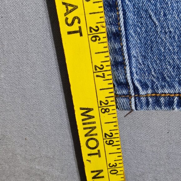 Levi's 501 S Skinny Classic jeans women's size W26/L28 medium washed denim blue - Picture 14 of 15